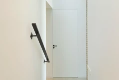 Burglar proof flush interior door