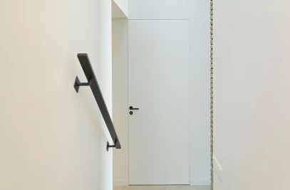 Burglar proof flush interior door